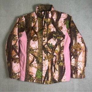 Totes Winter Coat Women’s XL Pink Camouflage Quilted Insulated Hunting Jacket